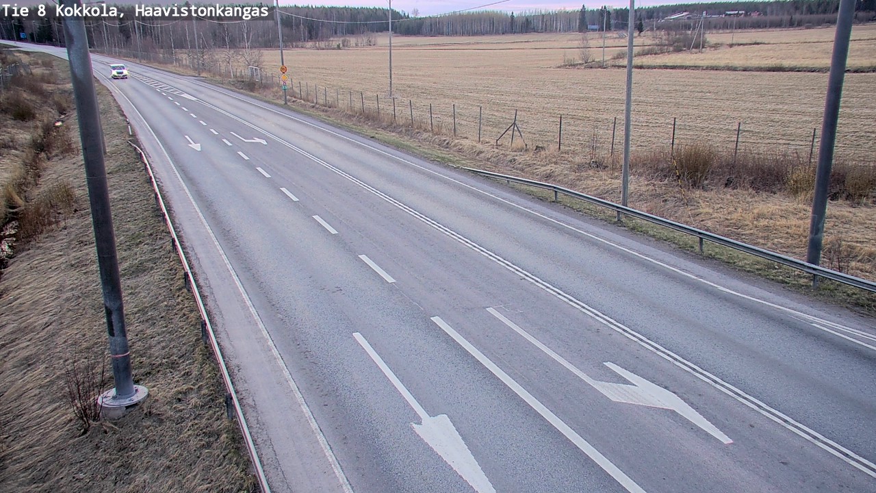 Weather Camera Image Road 8 Kokkola, Haavistonkangas, Kokkola, Keski-Pohjanmaa