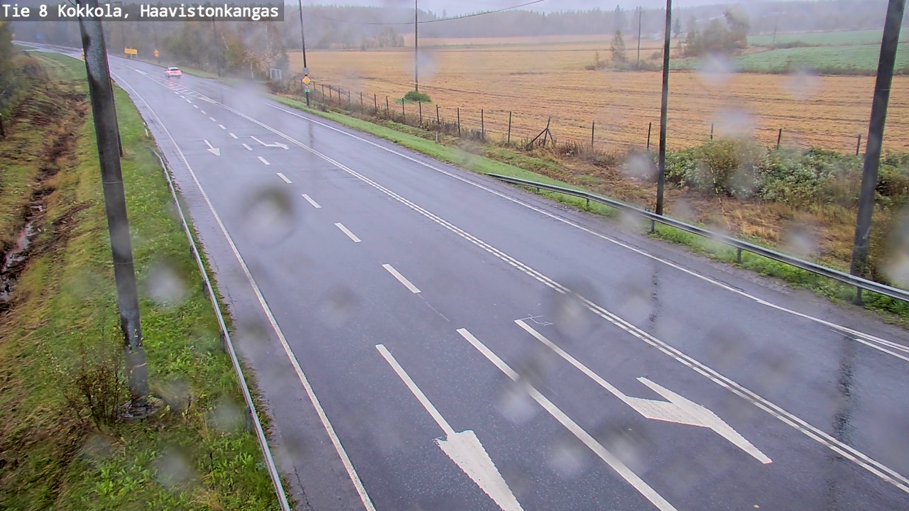 Weather Camera Image Road 8 Kokkola, Haavistonkangas, Kokkola, Keski-Pohjanmaa