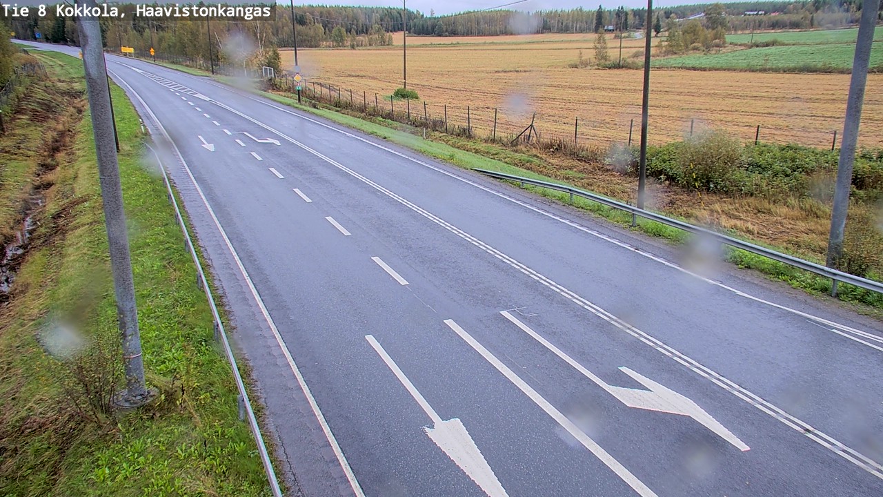 Weather Camera Image Väg 8 Karleby, Haavistonkangas, Kokkola, Keski-Pohjanmaa