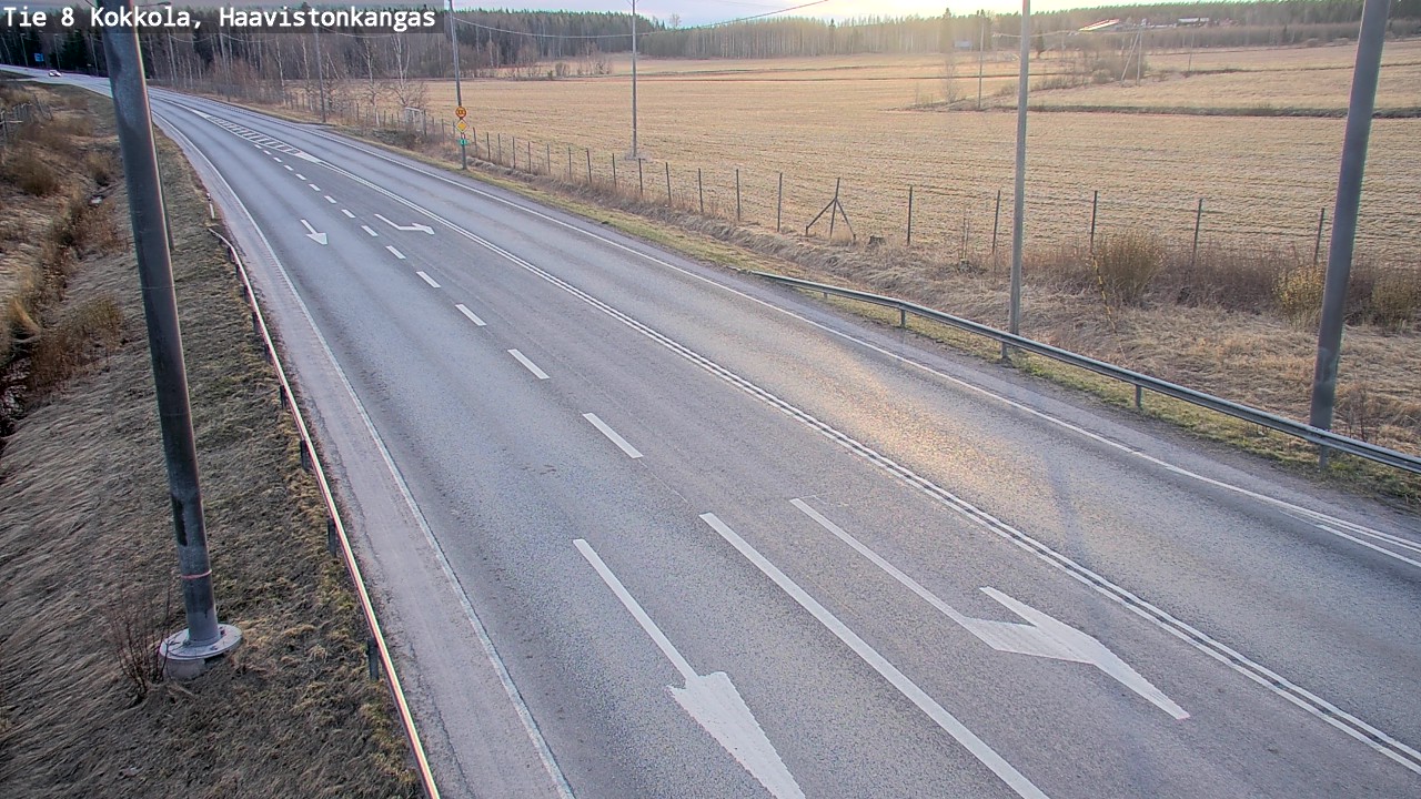 Weather Camera Image Road 8 Kokkola, Haavistonkangas, Kokkola, Keski-Pohjanmaa