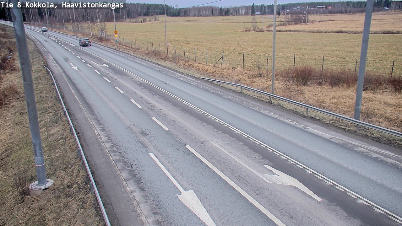 Weather Camera Image Road 8 Kokkola, Haavistonkangas, Kokkola, Keski-Pohjanmaa