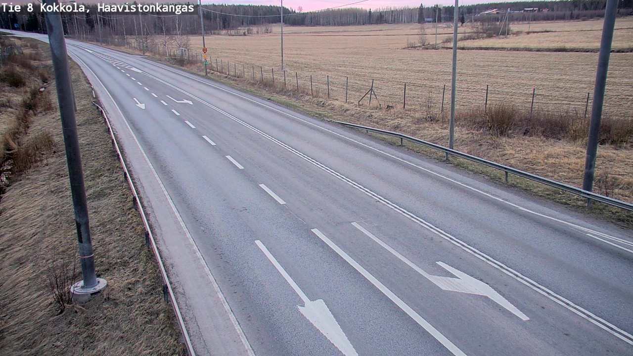 Weather Camera Image Road 8 Kokkola, Haavistonkangas, Kokkola, Keski-Pohjanmaa