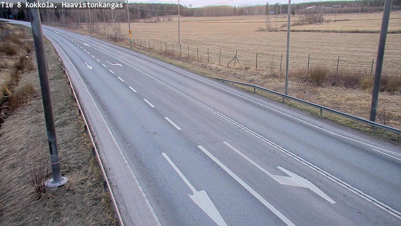 Weather Camera Image Road 8 Kokkola, Haavistonkangas, Kokkola, Keski-Pohjanmaa