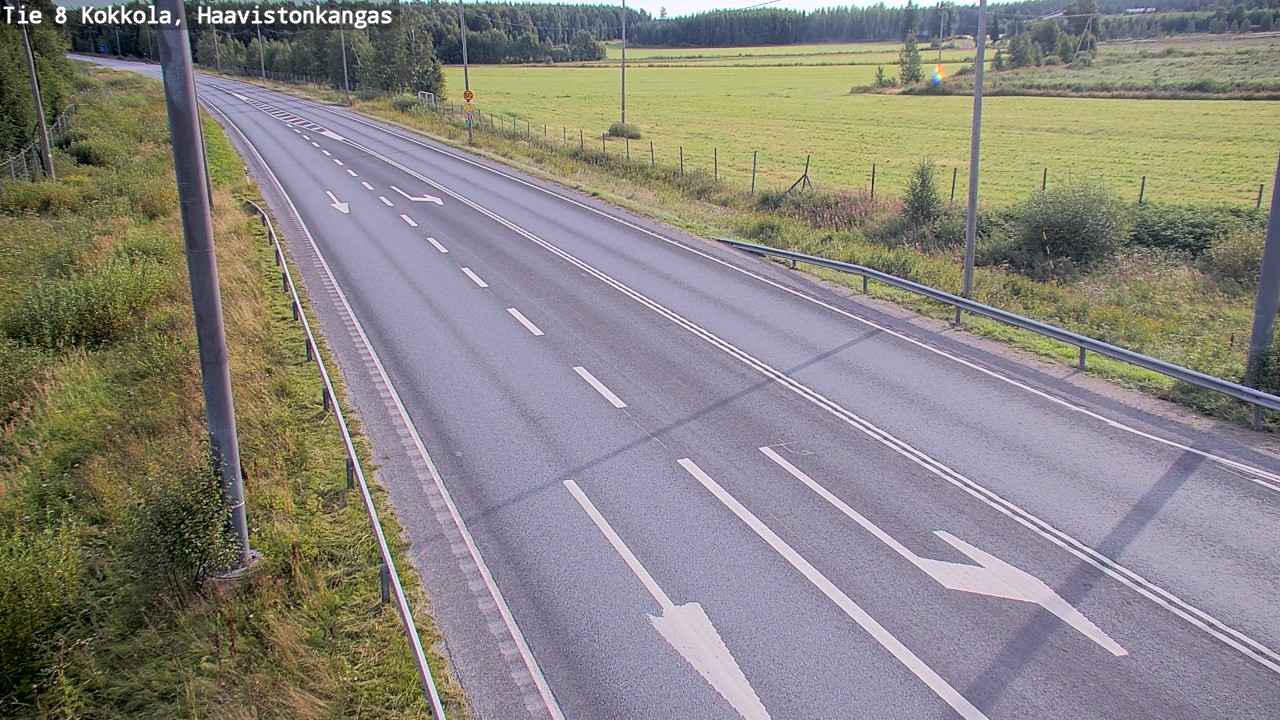 Weather Camera Image Road 8 Kokkola, Haavistonkangas, Kokkola, Keski-Pohjanmaa