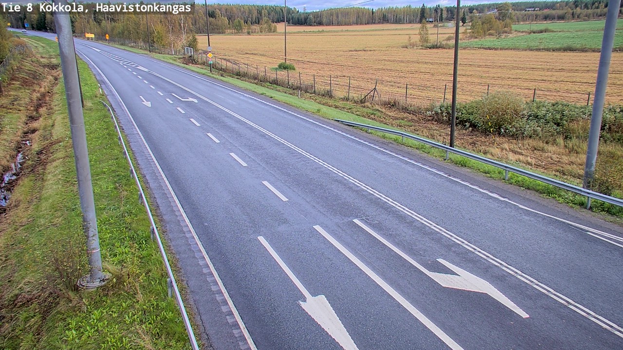 Weather Camera Image Road 8 Kokkola, Haavistonkangas, Kokkola, Keski-Pohjanmaa