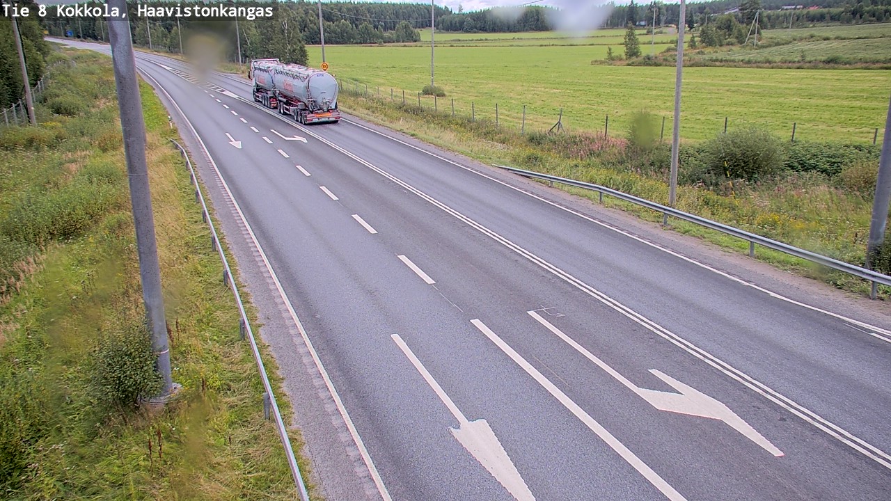 Weather Camera Image Road 8 Kokkola, Haavistonkangas, Kokkola, Keski-Pohjanmaa