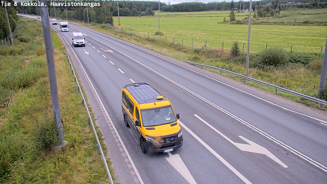 Weather Camera Image Road 8 Kokkola, Haavistonkangas, Kokkola, Keski-Pohjanmaa