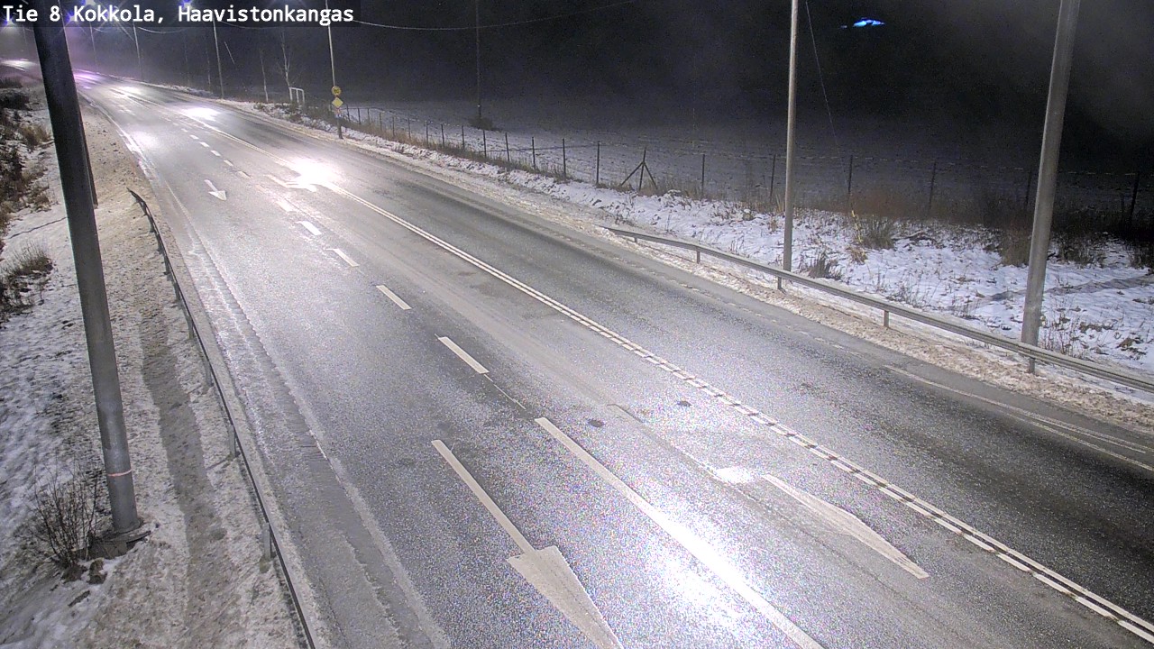 Weather Camera Image Väg 8 Karleby, Haavistonkangas, Kokkola, Keski-Pohjanmaa