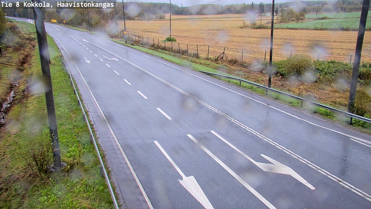 Weather Camera Image Väg 8 Karleby, Haavistonkangas, Kokkola, Keski-Pohjanmaa