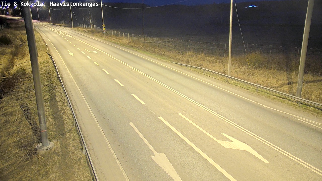 Weather Camera Image Väg 8 Karleby, Haavistonkangas, Kokkola, Keski-Pohjanmaa