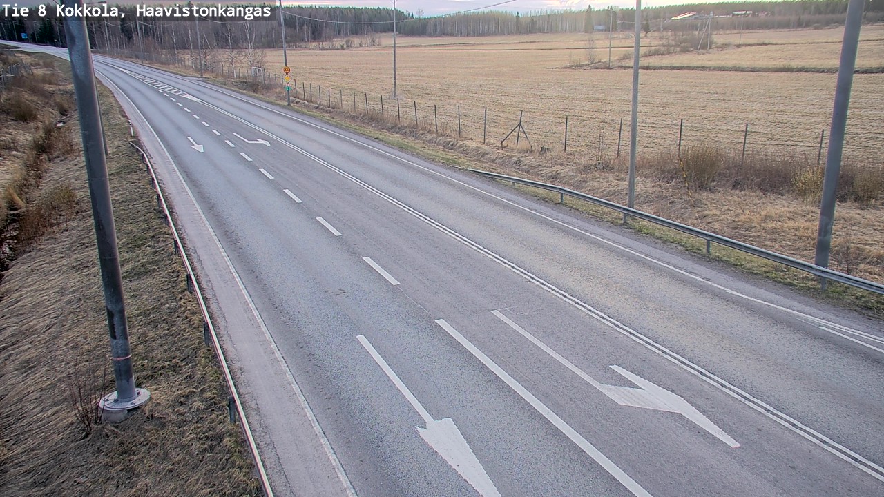 Weather Camera Image Road 8 Kokkola, Haavistonkangas, Kokkola, Keski-Pohjanmaa