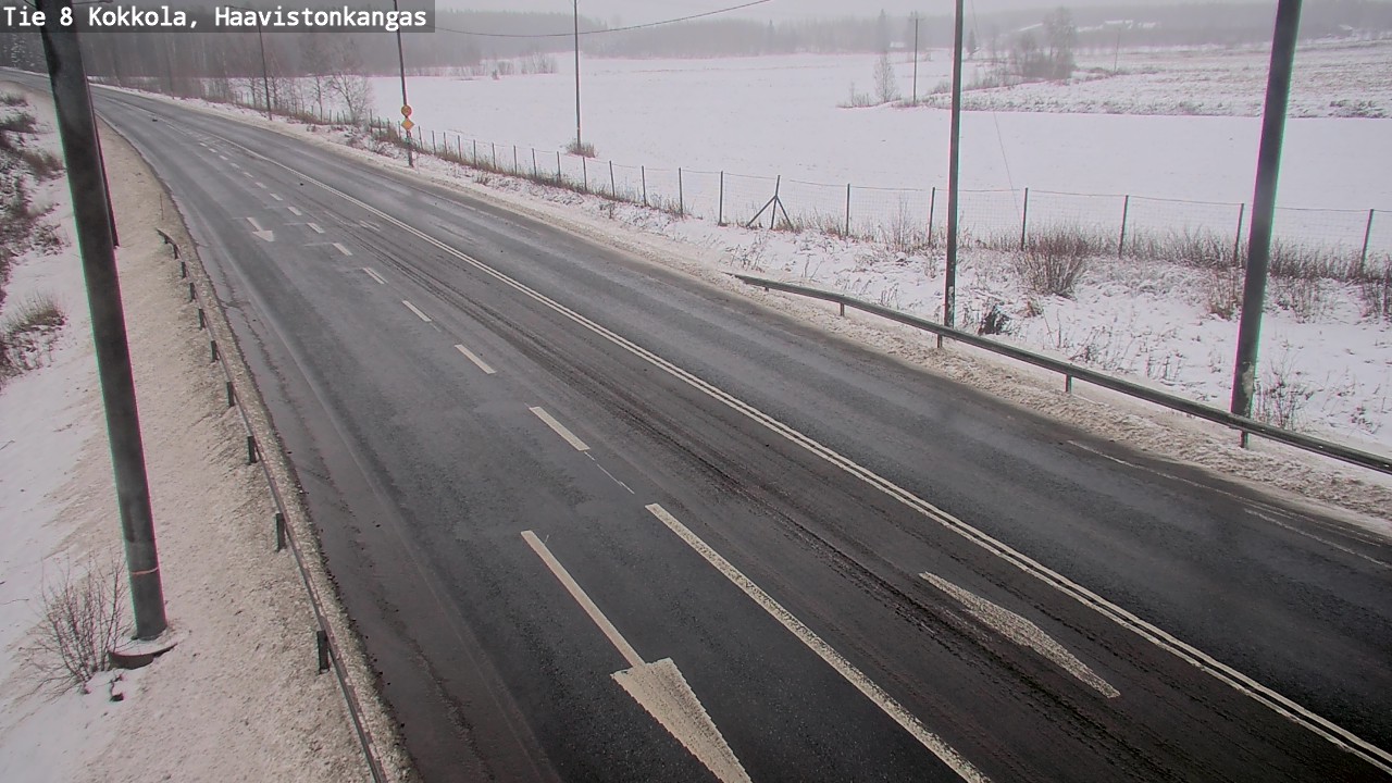 Weather Camera Image Väg 8 Karleby, Haavistonkangas, Kokkola, Keski-Pohjanmaa