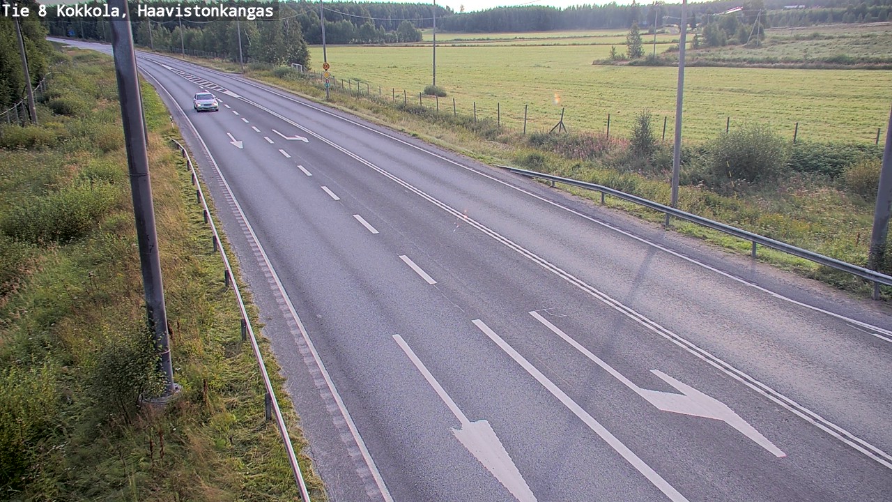 Weather Camera Image Road 8 Kokkola, Haavistonkangas, Kokkola, Keski-Pohjanmaa