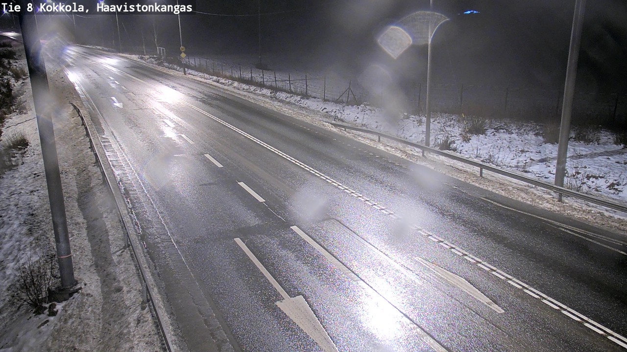 Weather Camera Image Väg 8 Karleby, Haavistonkangas, Kokkola, Keski-Pohjanmaa