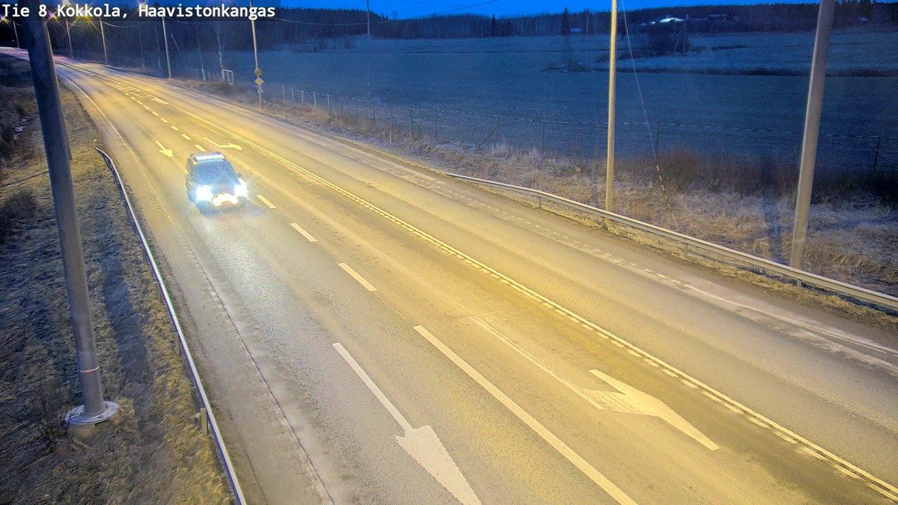 Weather Camera Image Road 8 Kokkola, Haavistonkangas, Kokkola, Keski-Pohjanmaa