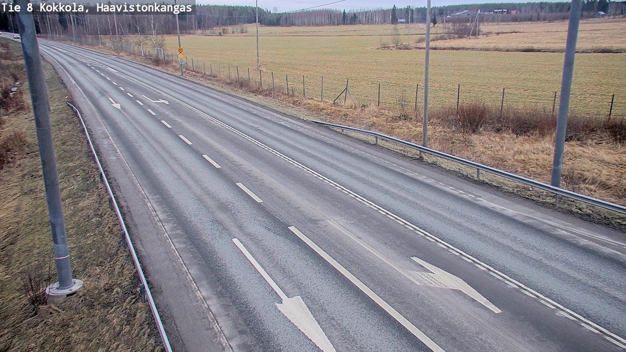 Weather Camera Image Road 8 Kokkola, Haavistonkangas, Kokkola, Keski-Pohjanmaa