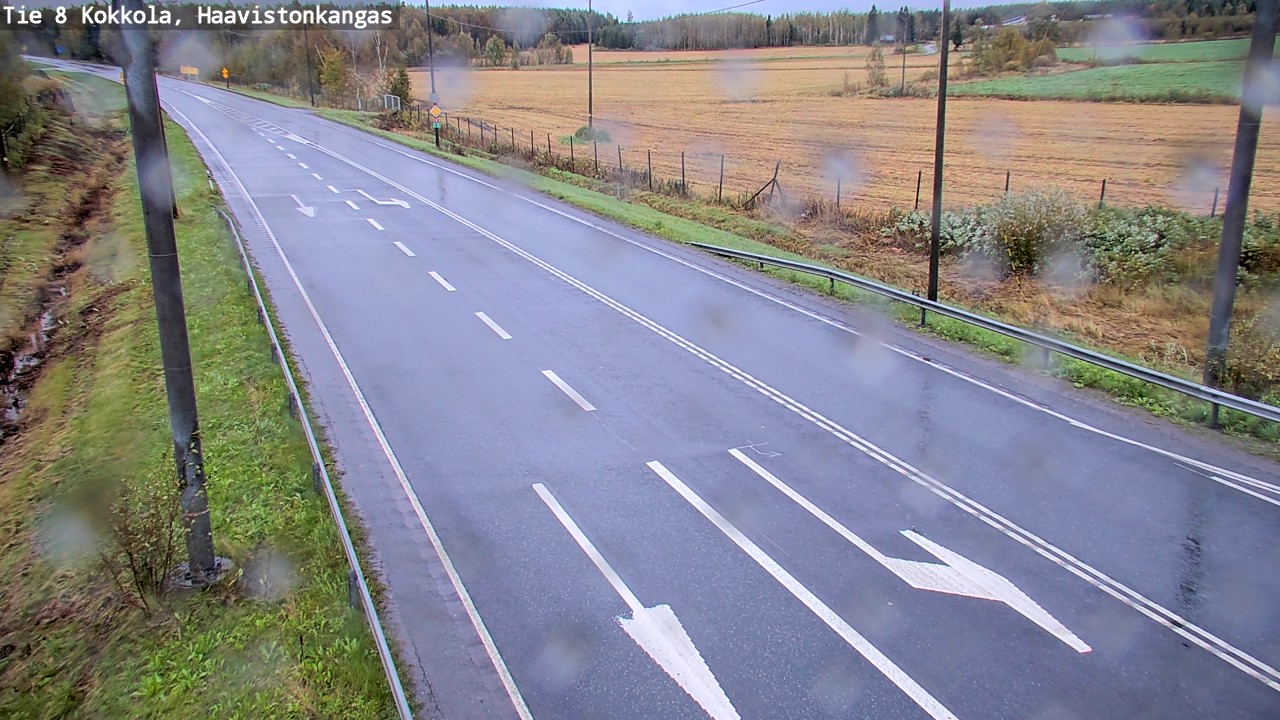 Weather Camera Image Road 8 Kokkola, Haavistonkangas, Kokkola, Keski-Pohjanmaa