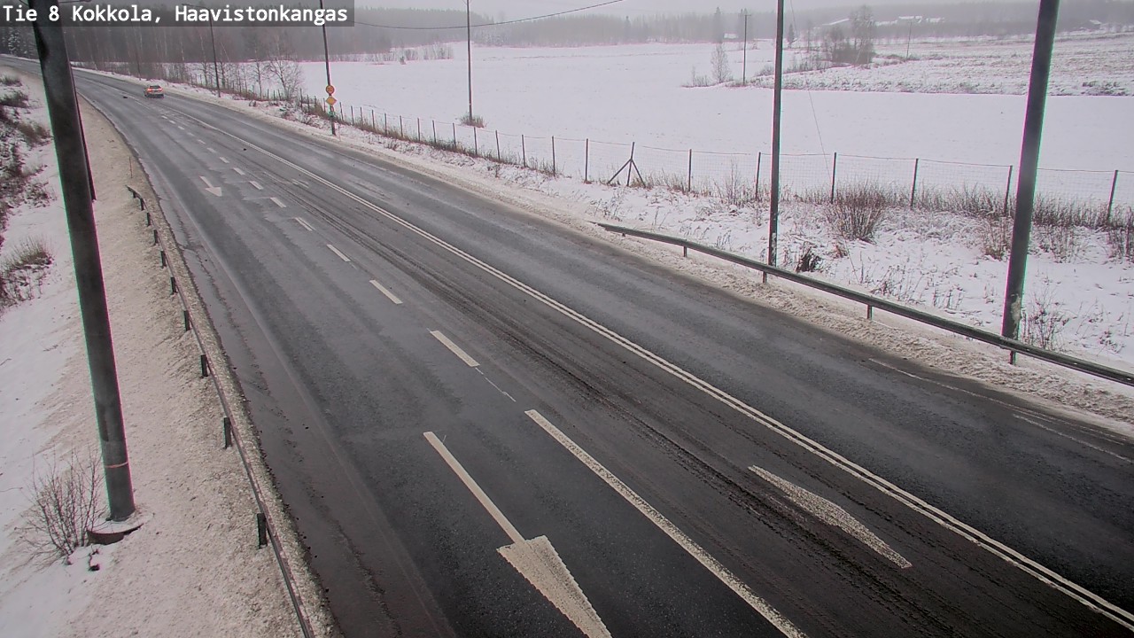Weather Camera Image Väg 8 Karleby, Haavistonkangas, Kokkola, Keski-Pohjanmaa