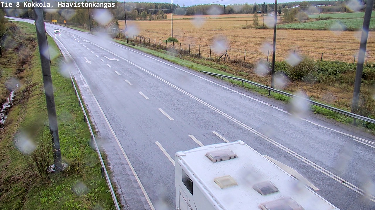 Weather Camera Image Väg 8 Karleby, Haavistonkangas, Kokkola, Keski-Pohjanmaa