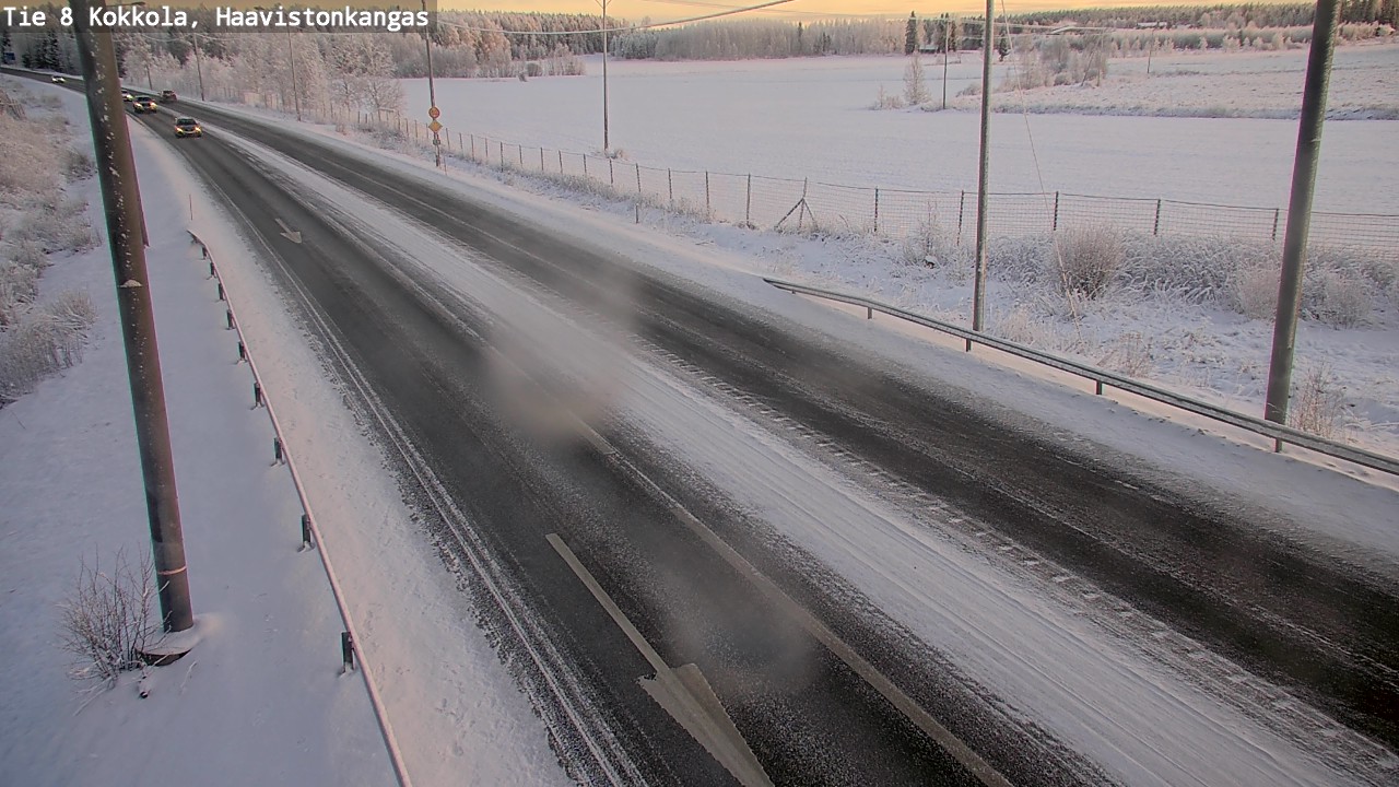 Weather Camera Image Väg 8 Karleby, Haavistonkangas, Kokkola, Keski-Pohjanmaa