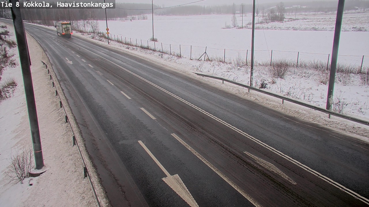 Weather Camera Image Väg 8 Karleby, Haavistonkangas, Kokkola, Keski-Pohjanmaa