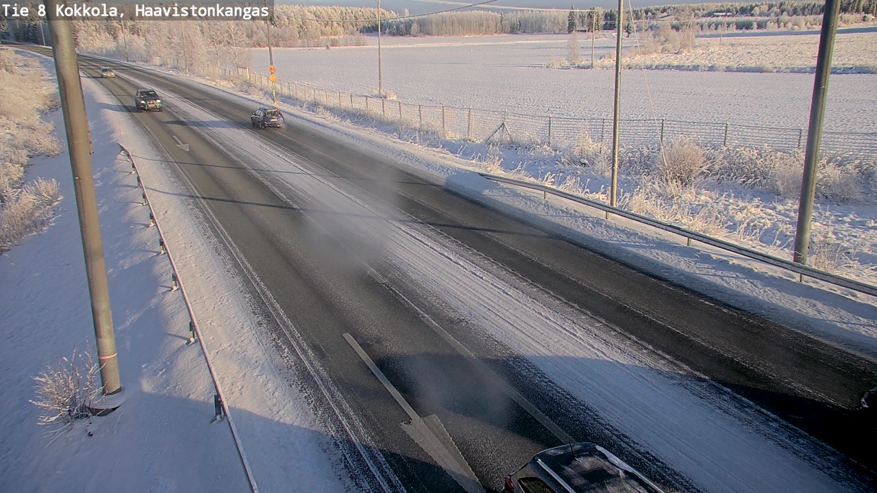 Weather Camera Image Road 8 Kokkola, Haavistonkangas, Kokkola, Keski-Pohjanmaa