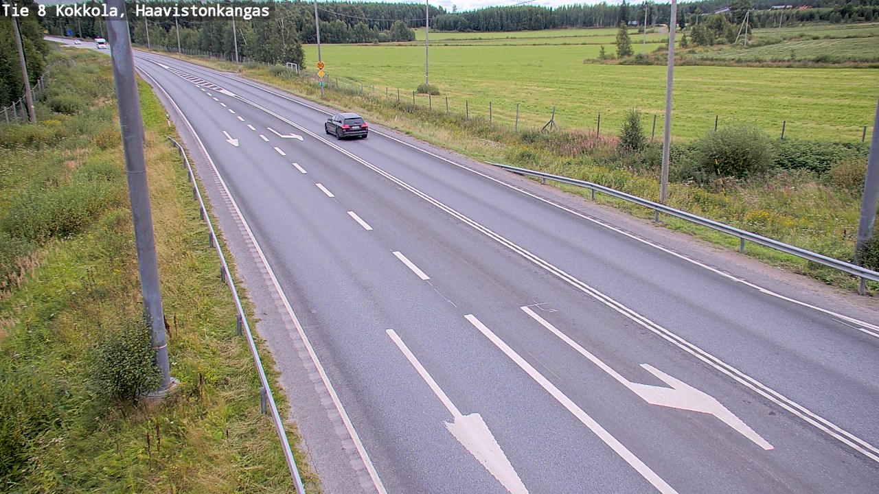 Weather Camera Image Road 8 Kokkola, Haavistonkangas, Kokkola, Keski-Pohjanmaa