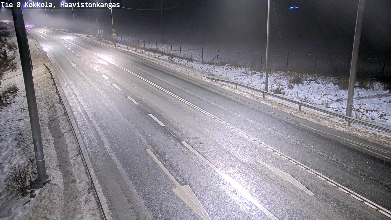 Weather Camera Image Väg 8 Karleby, Haavistonkangas, Kokkola, Keski-Pohjanmaa