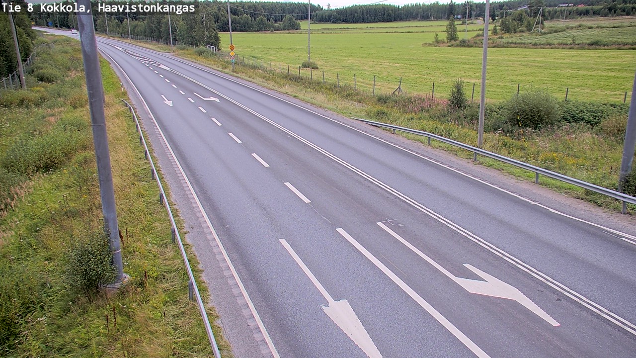 Weather Camera Image Road 8 Kokkola, Haavistonkangas, Kokkola, Keski-Pohjanmaa