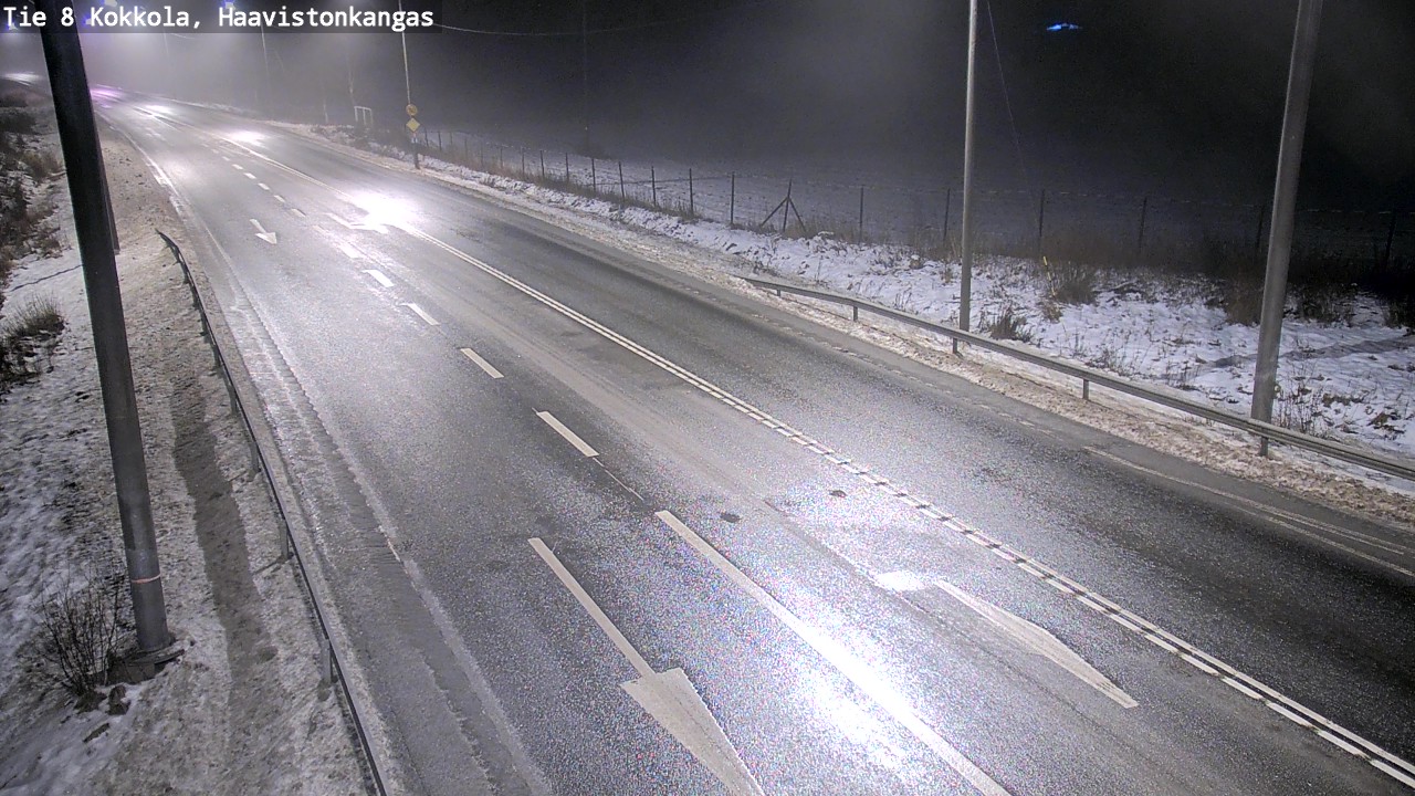 Weather Camera Image Väg 8 Karleby, Haavistonkangas, Kokkola, Keski-Pohjanmaa