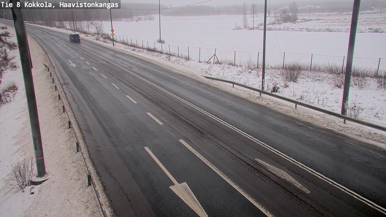 Weather Camera Image Väg 8 Karleby, Haavistonkangas, Kokkola, Keski-Pohjanmaa