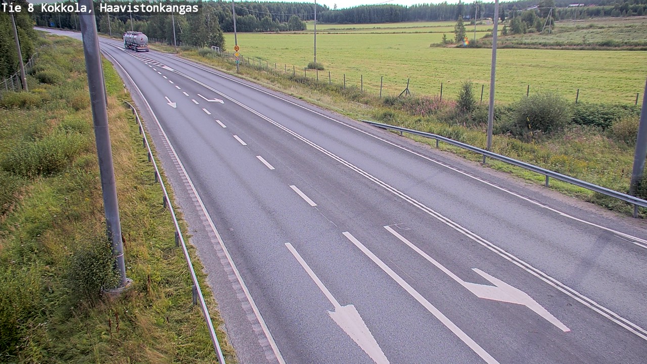 Weather Camera Image Road 8 Kokkola, Haavistonkangas, Kokkola, Keski-Pohjanmaa