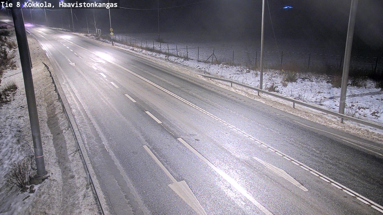 Weather Camera Image Väg 8 Karleby, Haavistonkangas, Kokkola, Keski-Pohjanmaa