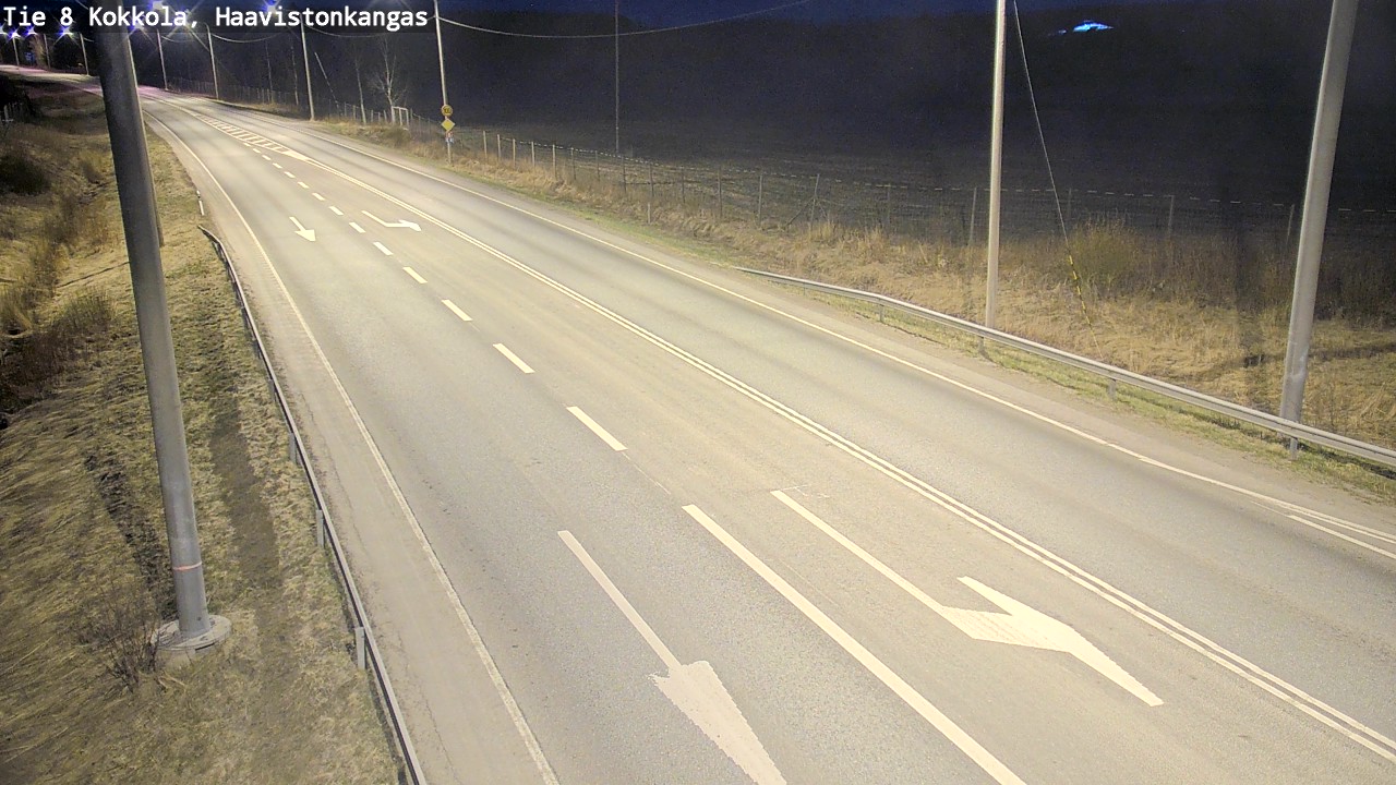 Weather Camera Image Väg 8 Karleby, Haavistonkangas, Kokkola, Keski-Pohjanmaa