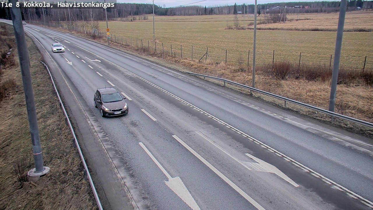 Weather Camera Image Road 8 Kokkola, Haavistonkangas, Kokkola, Keski-Pohjanmaa