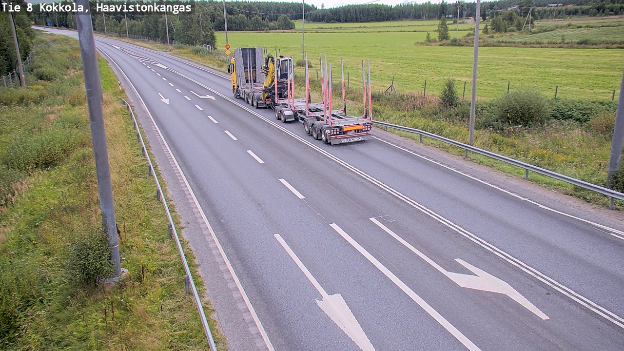 Weather Camera Image Road 8 Kokkola, Haavistonkangas, Kokkola, Keski-Pohjanmaa
