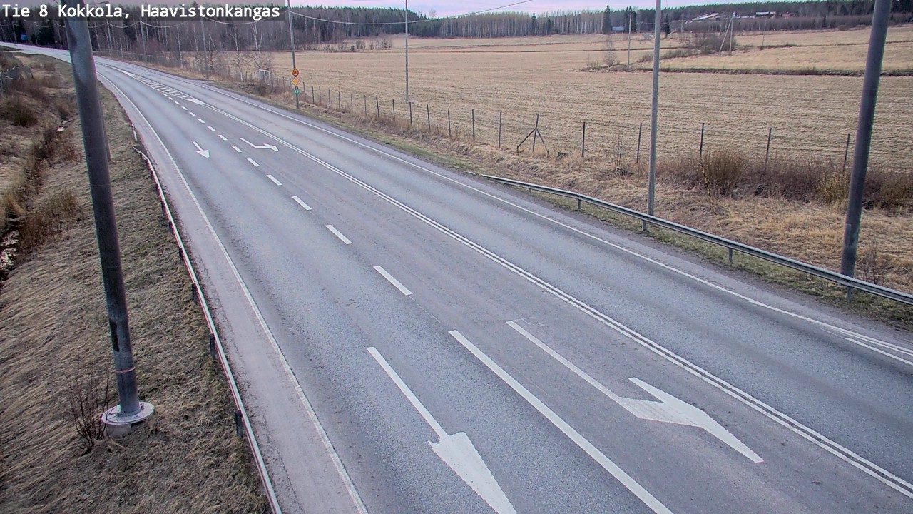 Weather Camera Image Road 8 Kokkola, Haavistonkangas, Kokkola, Keski-Pohjanmaa