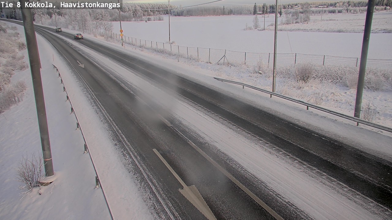 Weather Camera Image Road 8 Kokkola, Haavistonkangas, Kokkola, Keski-Pohjanmaa