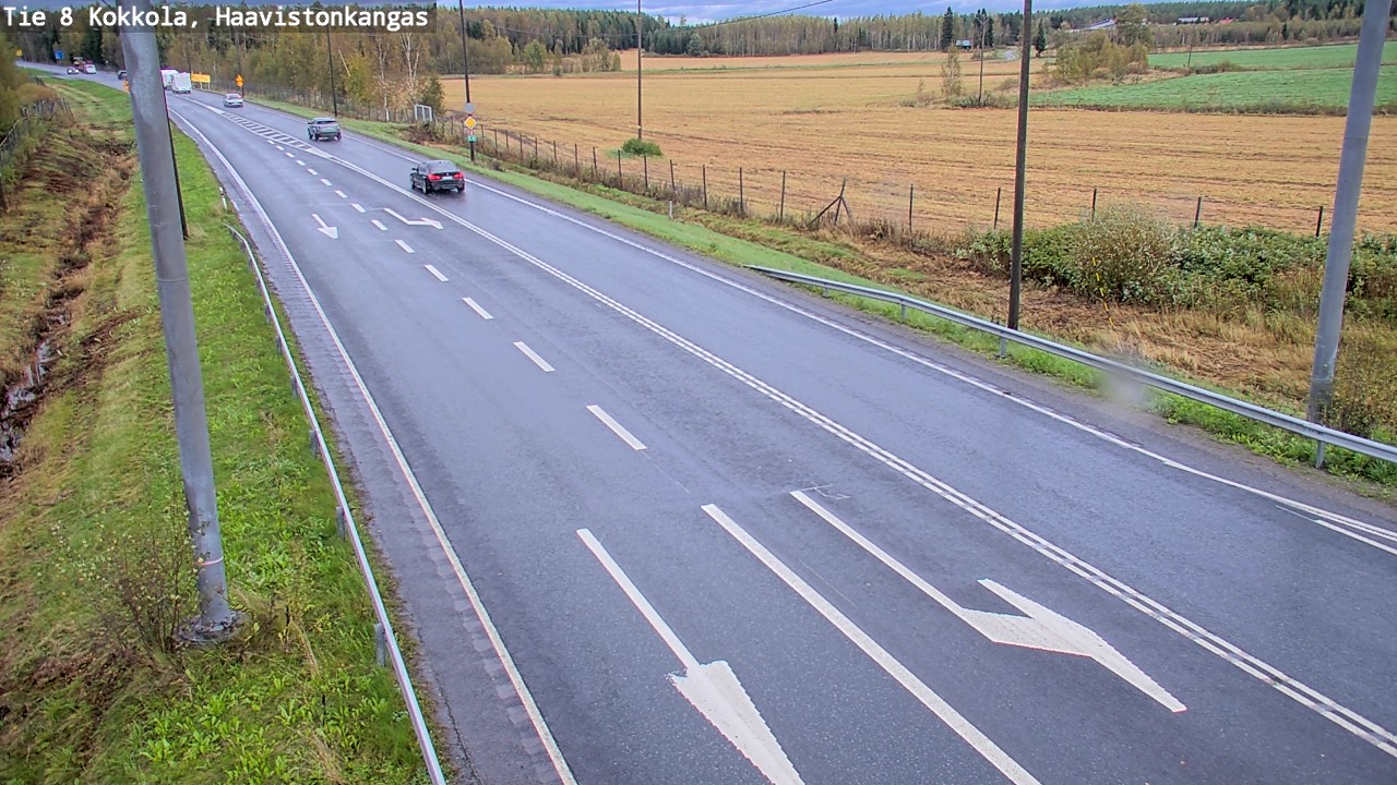 Weather Camera Image Road 8 Kokkola, Haavistonkangas, Kokkola, Keski-Pohjanmaa