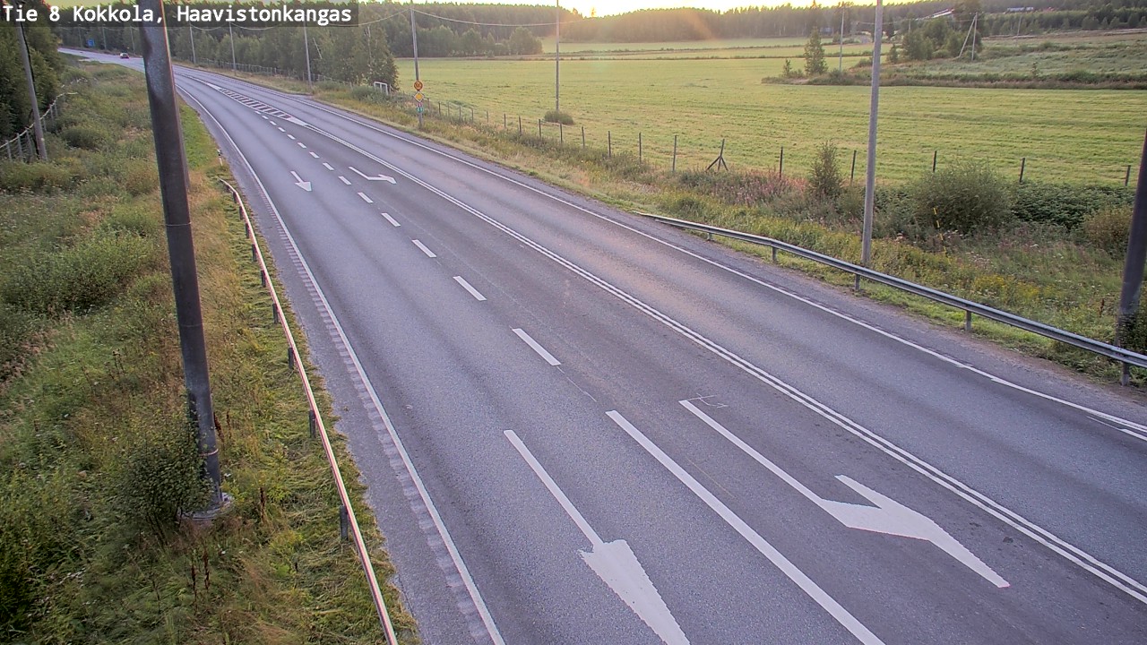 Weather Camera Image Road 8 Kokkola, Haavistonkangas, Kokkola, Keski-Pohjanmaa