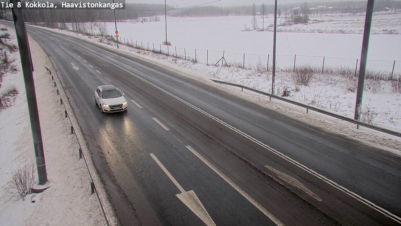 Weather Camera Image Väg 8 Karleby, Haavistonkangas, Kokkola, Keski-Pohjanmaa