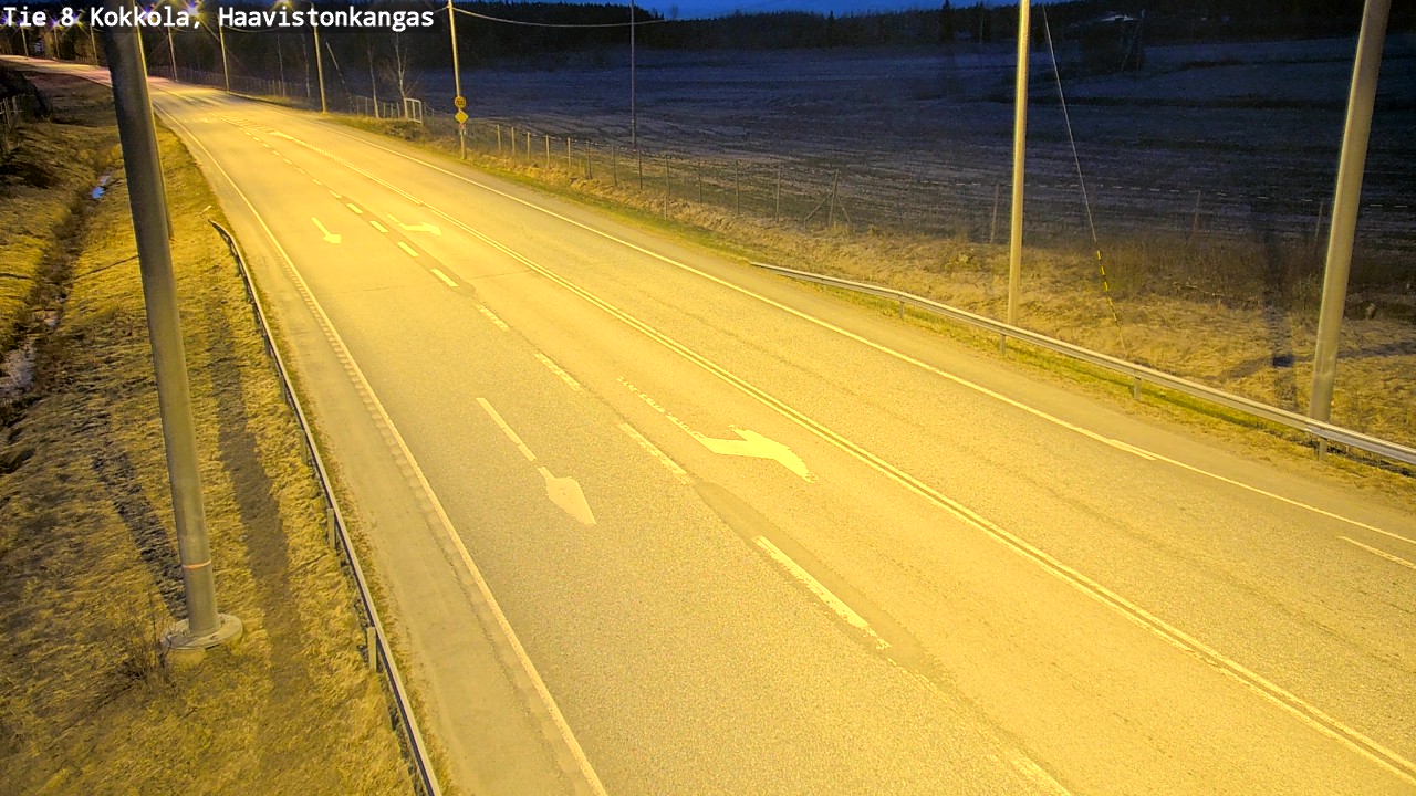 Weather Camera Image Road 8 Kokkola, Haavistonkangas, Kokkola, Keski-Pohjanmaa
