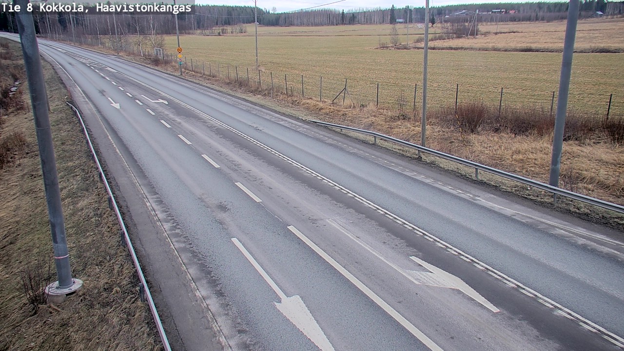 Weather Camera Image Road 8 Kokkola, Haavistonkangas, Kokkola, Keski-Pohjanmaa