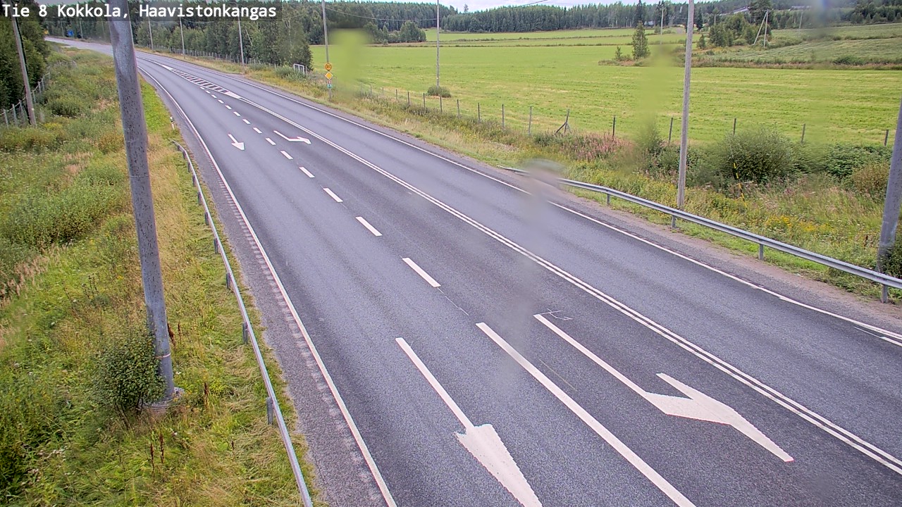 Weather Camera Image Road 8 Kokkola, Haavistonkangas, Kokkola, Keski-Pohjanmaa