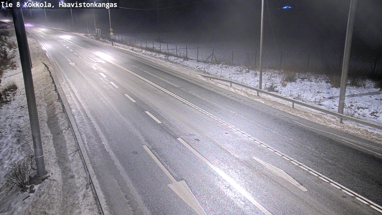 Weather Camera Image Väg 8 Karleby, Haavistonkangas, Kokkola, Keski-Pohjanmaa