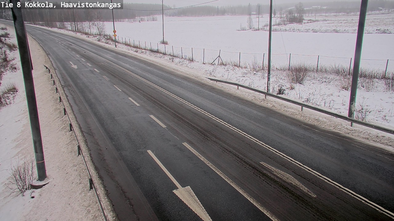 Weather Camera Image Väg 8 Karleby, Haavistonkangas, Kokkola, Keski-Pohjanmaa