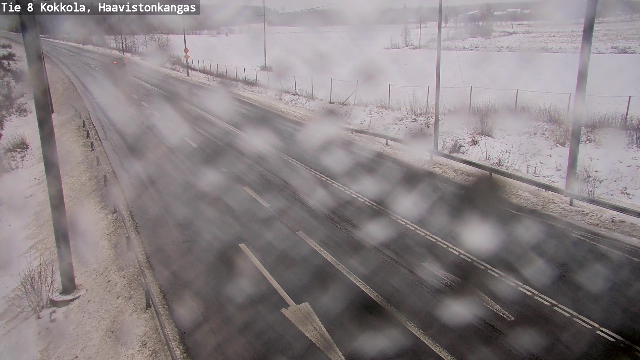 Weather Camera Image Väg 8 Karleby, Haavistonkangas, Kokkola, Keski-Pohjanmaa