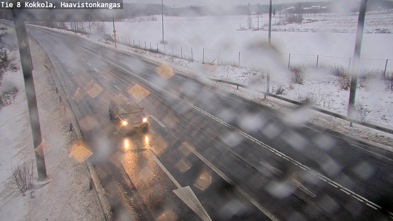 Weather Camera Image Väg 8 Karleby, Haavistonkangas, Kokkola, Keski-Pohjanmaa