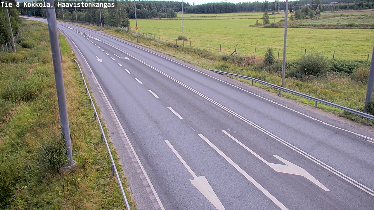 Weather Camera Image Road 8 Kokkola, Haavistonkangas, Kokkola, Keski-Pohjanmaa