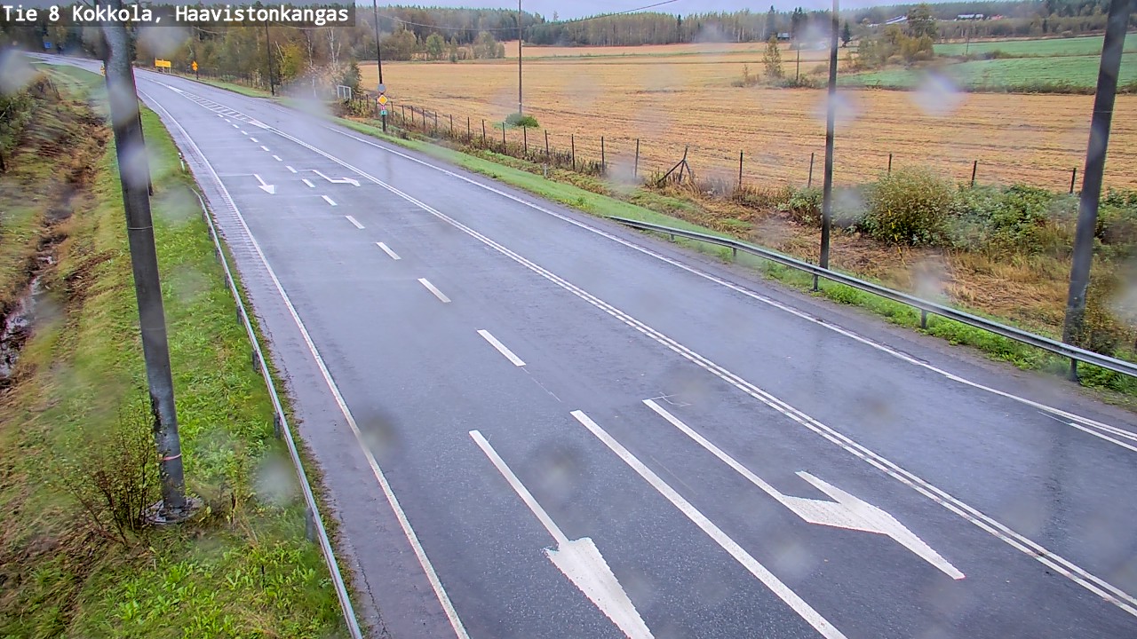 Weather Camera Image Road 8 Kokkola, Haavistonkangas, Kokkola, Keski-Pohjanmaa